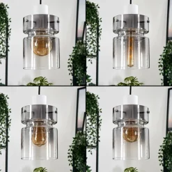 Hasvik Suspension, Suspension Blanc, 3 lumières