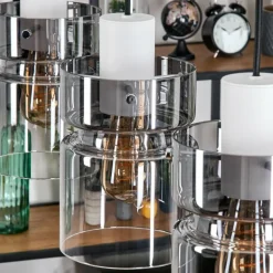 Hasvik Suspension, Suspension Blanc, 3 lumières