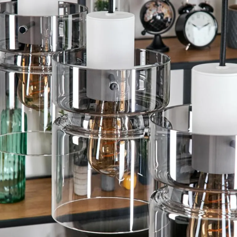 Hasvik Suspension, Suspension Blanc, 3 lumières