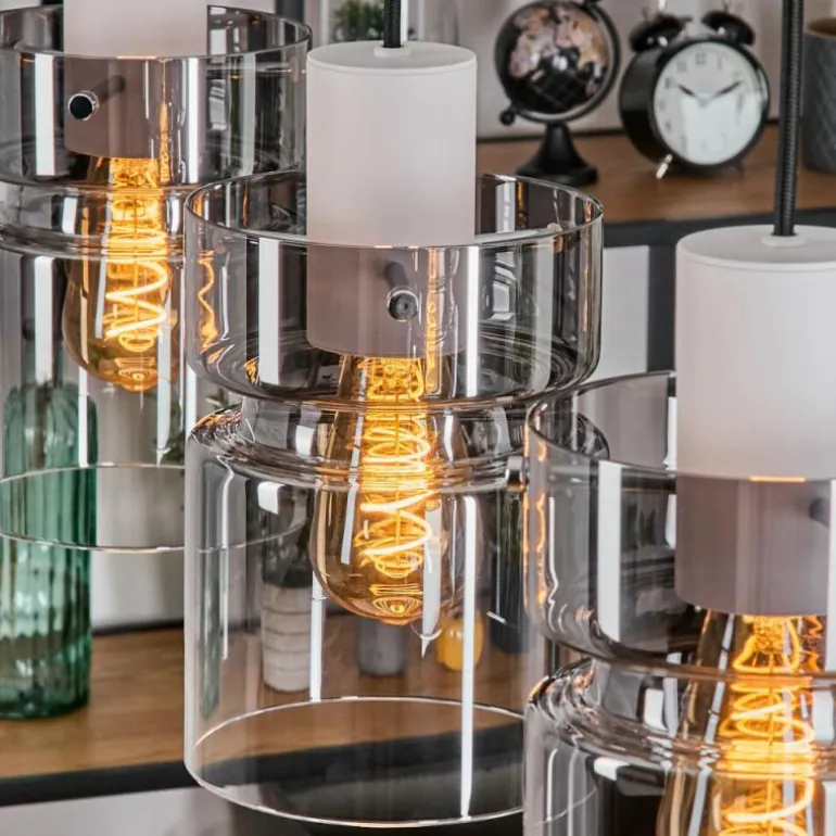 Hasvik Suspension, Suspension Blanc, 3 lumières