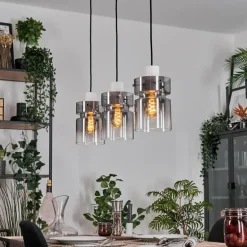Hasvik Suspension, Suspension Blanc, 3 lumières