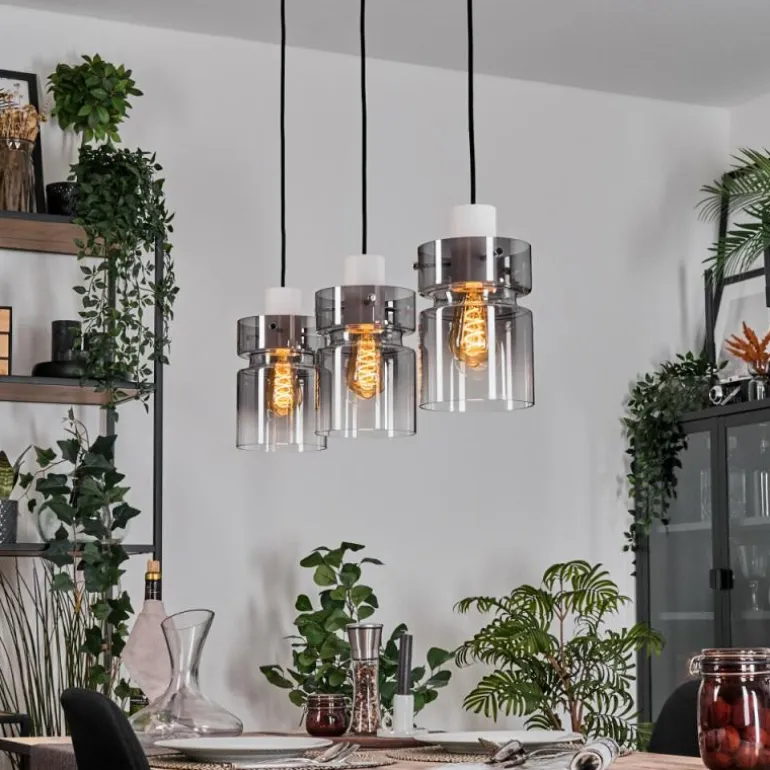 Hasvik Suspension, Suspension Blanc, 3 lumières