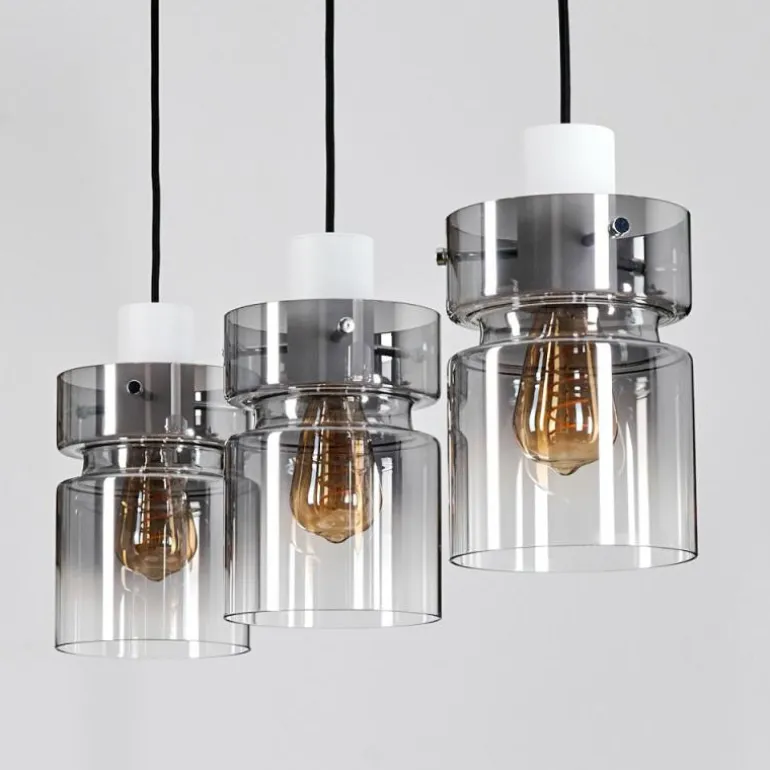Hasvik Suspension, Suspension Blanc, 3 lumières