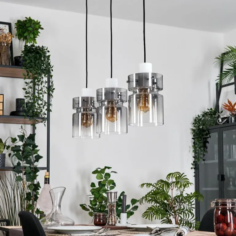 Hasvik Suspension, Suspension Blanc, 3 lumières