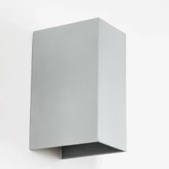 Hoods Lampe murale d´extérieur, Luminaire Up & Down, Applique murale LED Argenté, 1 lumière