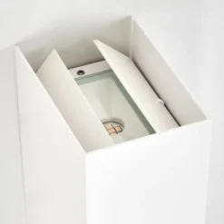 Hoods Lampe murale d´extérieur, Luminaire Up & Down, Applique murale LED Blanc, 1 lumière