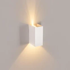 Hoods Lampe murale d´extérieur, Luminaire Up & Down, Applique murale LED Blanc, 1 lumière
