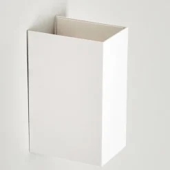 Hoods Lampe murale d´extérieur, Luminaire Up & Down, Applique murale LED Blanc, 1 lumière