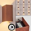 Hoods Lampe murale d´extérieur, Luminaire Up & Down, Applique murale LED Rouille, 1 lumière