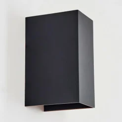 Hoods Lampe murale d´extérieur, Luminaire Up & Down, Applique murale LED Cuivre, Noir, 1 lumière