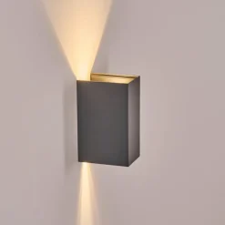 Hoods Lampe murale d´extérieur, Luminaire Up & Down, Applique murale LED Anthracite, 1 lumière