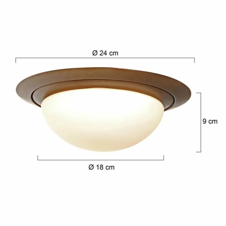 Ikaro Plafonnier Luminaires Steinhauer LED Bronze, 1 lumière