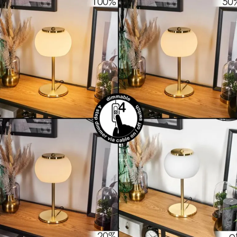 Izenave Lampe à poser, Liseuse Or, 1 lumière