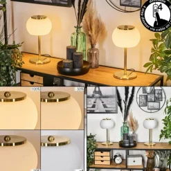 Izenave Lampe à poser, Liseuse LED Or, 1 lumière