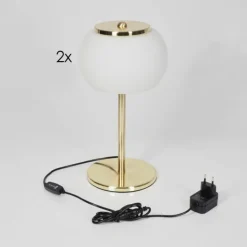 Izenave Lampe à poser, Liseuse LED Or, 1 lumière