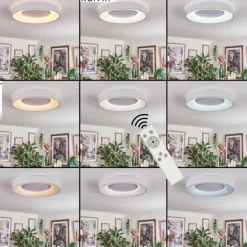 Joren Plafonnier, Panel LED Blanc, 1 lumière, Télécommandes