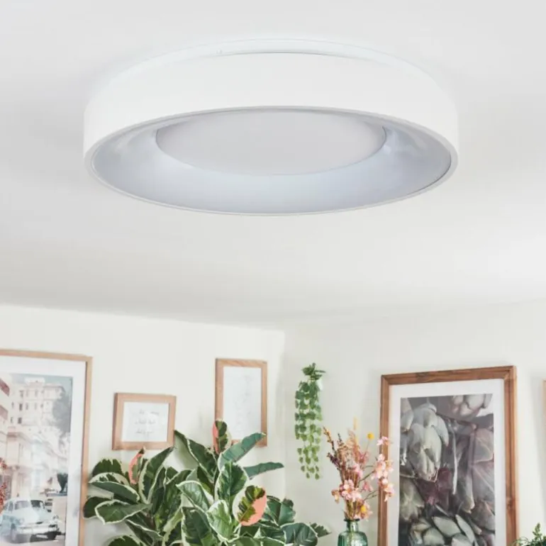 Joren Plafonnier, Panel LED Blanc, 1 lumière, Télécommandes