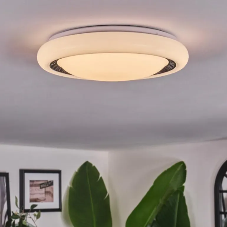 Kaas Plafonnier LED Noir, Blanc, 1 lumière