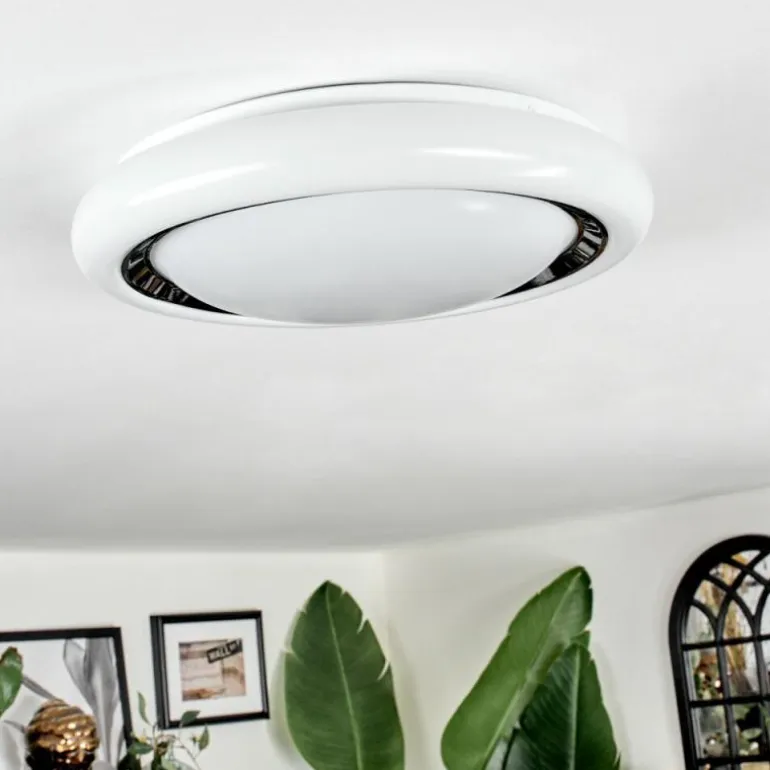Kaas Plafonnier LED Noir, Blanc, 1 lumière