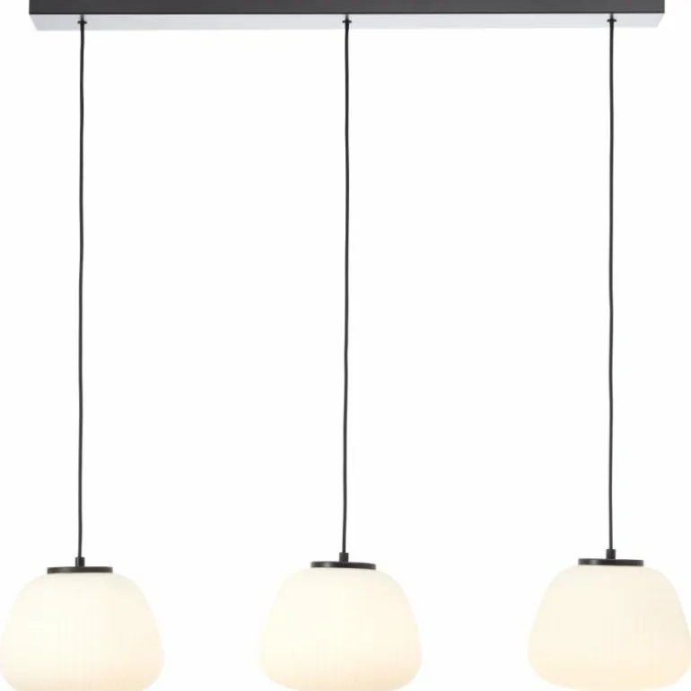 Kaizen Suspension Luminaires Brilliant Noir, 3 lumières