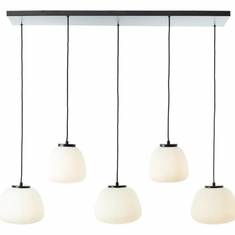 Kaizen Suspension Luminaires Brilliant Noir, 5 lumières