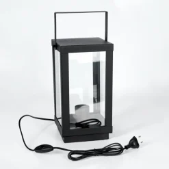Karan Lampe à poser Noir, 1 lumière