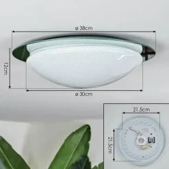 Kessmansbo Plafonnier LED Blanc, 1 lumière