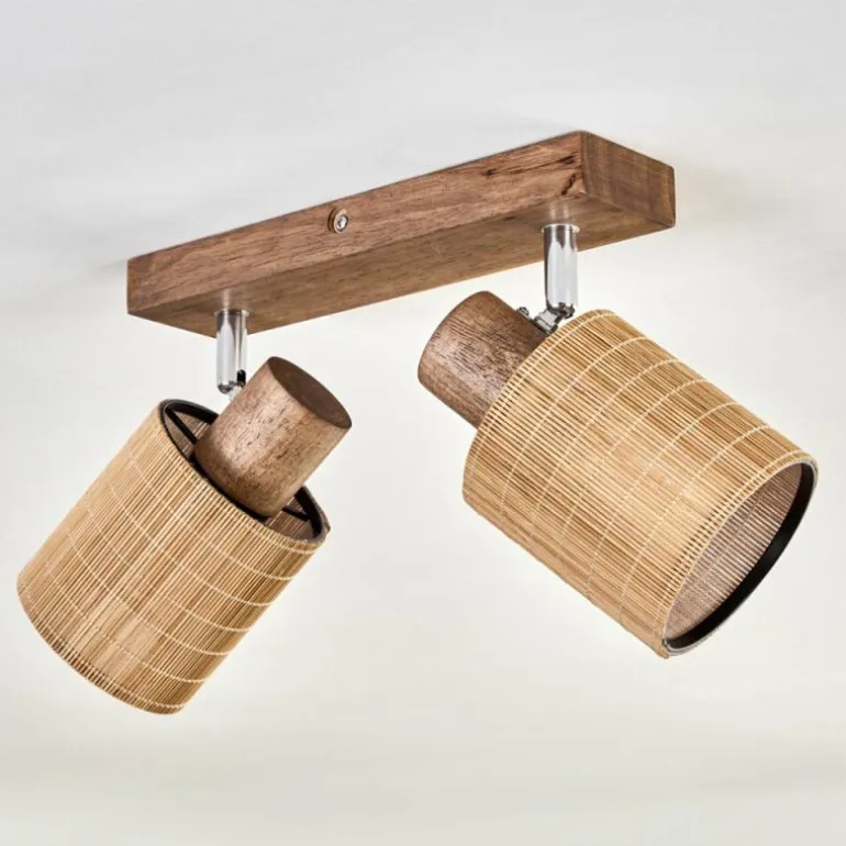 Kinnared Plafonnier Chrome, Écru, 2 lumières