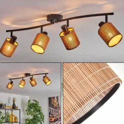 Kinnared Plafonnier Noir, 4 lumières