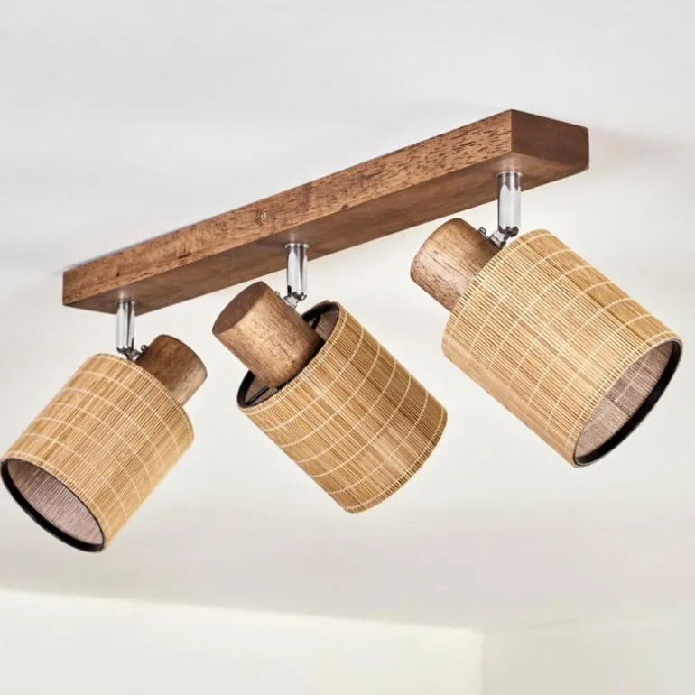 Kinnared Plafonnier, Spot de plafond Chrome, Brun foncé, 3 lumières
