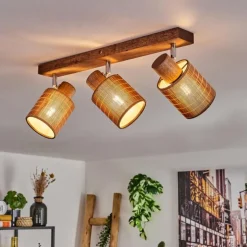 Kinnared Plafonnier, Spot de plafond Chrome, Brun foncé, 3 lumières