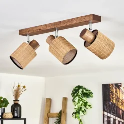 Kinnared Plafonnier, Spot de plafond Chrome, Brun foncé, 3 lumières
