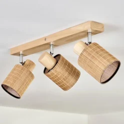Kinnared Plafonnier, Spot de plafond Chrome, Écru, 3 lumières