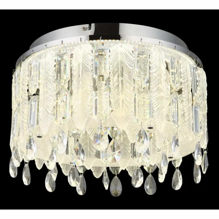 Klunka Plafonnier Luminaires Globo Lighting LED Chrome, 1 lumière, Télécommandes
