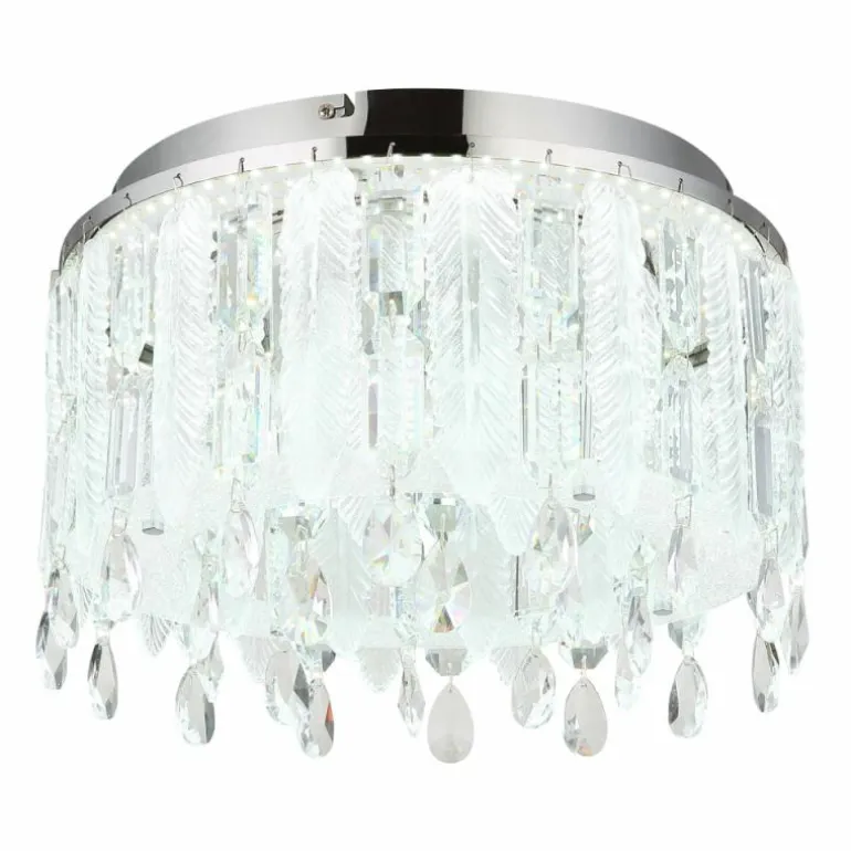 Klunka Plafonnier Luminaires Globo Lighting LED Chrome, 1 lumière, Télécommandes