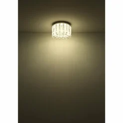 Klunka Plafonnier Luminaires Globo Lighting LED Chrome, 1 lumière, Télécommandes
