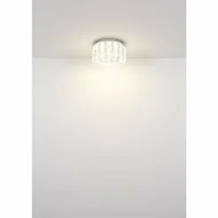 Klunka Plafonnier Luminaires Globo Lighting LED Chrome, 1 lumière, Télécommandes