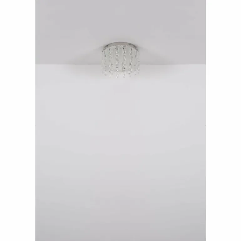 Klunka Plafonnier Luminaires Globo Lighting LED Chrome, 1 lumière, Télécommandes