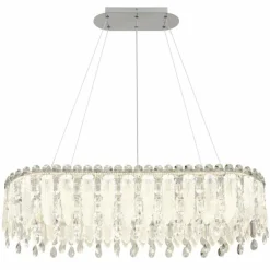 Klunka Suspension Luminaires Globo Lighting LED Chrome, 1 lumière, Télécommandes