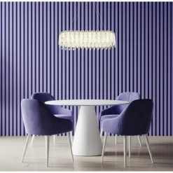 Klunka Suspension Luminaires Globo Lighting LED Chrome, 1 lumière, Télécommandes