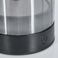 Koholmen Lampe de table d'extérieur, Lampe à poser LED Noir, 1 lumière