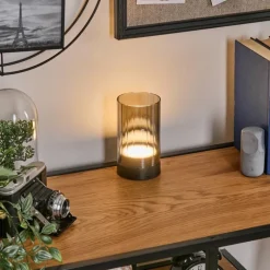 Koholmen Lampe de table d'extérieur, Lampe à poser LED Noir, 1 lumière