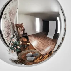 Koyoto Boule lumineuse, Applique murale, Spot mural Chrome, Fumé, 1 lumière