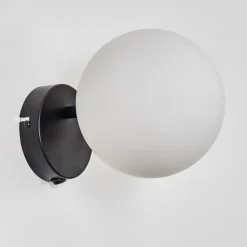 Koyoto Boule lumineuse, Applique murale, Spot mural Blanc, 1 lumière