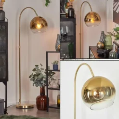 Koyoto Boule lumineuse, Lampadaire Laiton, 1 lumière
