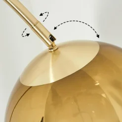 Koyoto Boule lumineuse, Lampadaire Laiton, 1 lumière