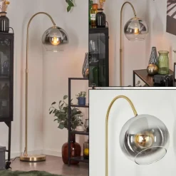 Koyoto Boule lumineuse, Lampadaire Laiton, 1 lumière