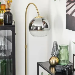 Koyoto Boule lumineuse, Lampadaire Laiton, 1 lumière