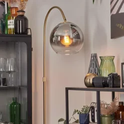 Koyoto Boule lumineuse, Lampadaire Laiton, 1 lumière
