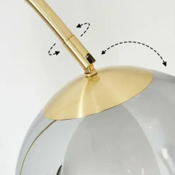 Koyoto Boule lumineuse, Lampadaire Laiton, 1 lumière